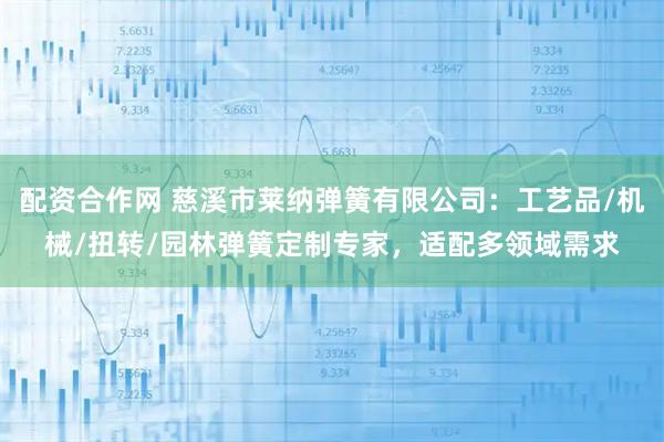 配资合作网 慈溪市莱纳弹簧有限公司：工艺品/机械/扭转/园林弹簧定制专家，适配多领域需求